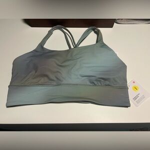 Lululemon Energy Longline Bra in Sage Green